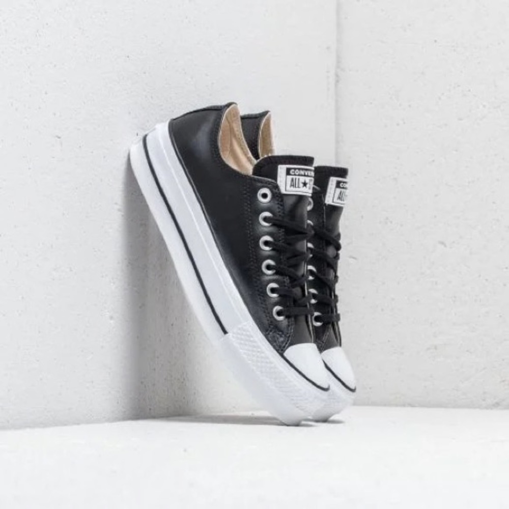 Converse All Star Platform Ox Leather Low
